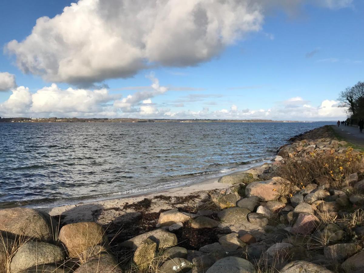 Strandblick Mit Strandkorb & Fahrraedern Glücksburg Eksteriør bilde