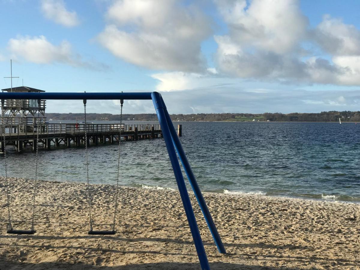 Strandblick Mit Strandkorb & Fahrraedern Glücksburg Eksteriør bilde