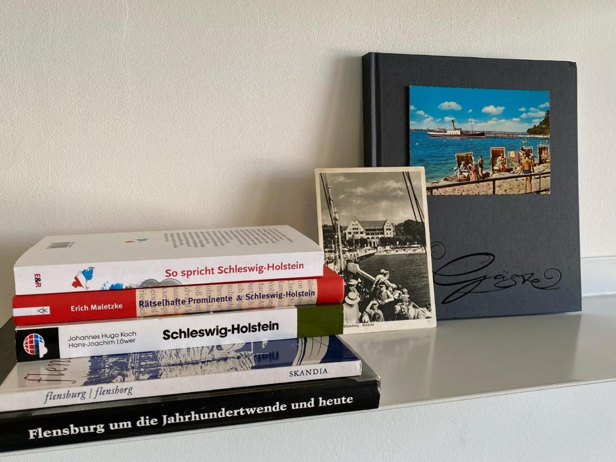 Strandblick Mit Strandkorb & Fahrraedern Glücksburg Eksteriør bilde
