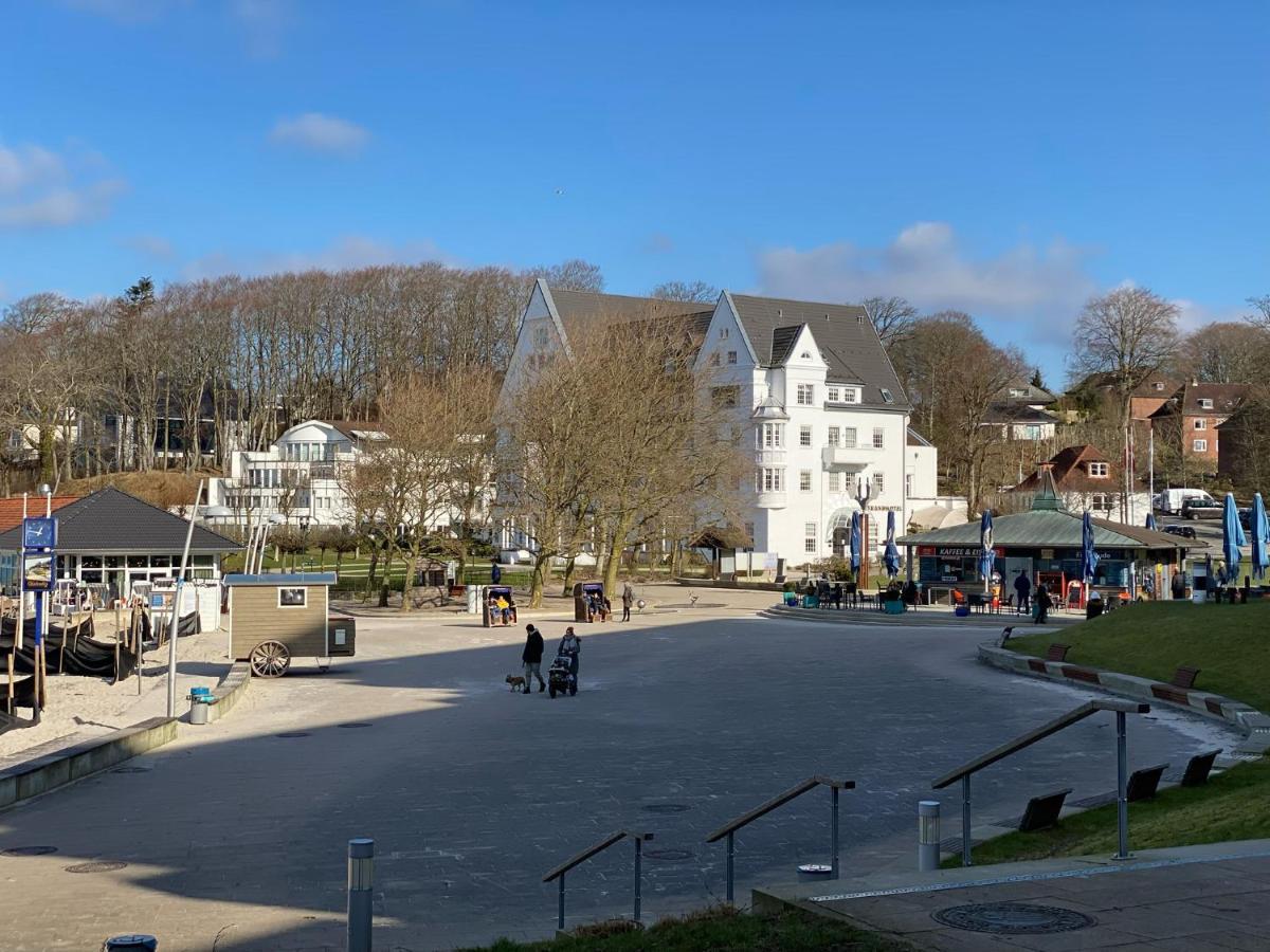 Strandblick Mit Strandkorb & Fahrraedern Glücksburg Eksteriør bilde