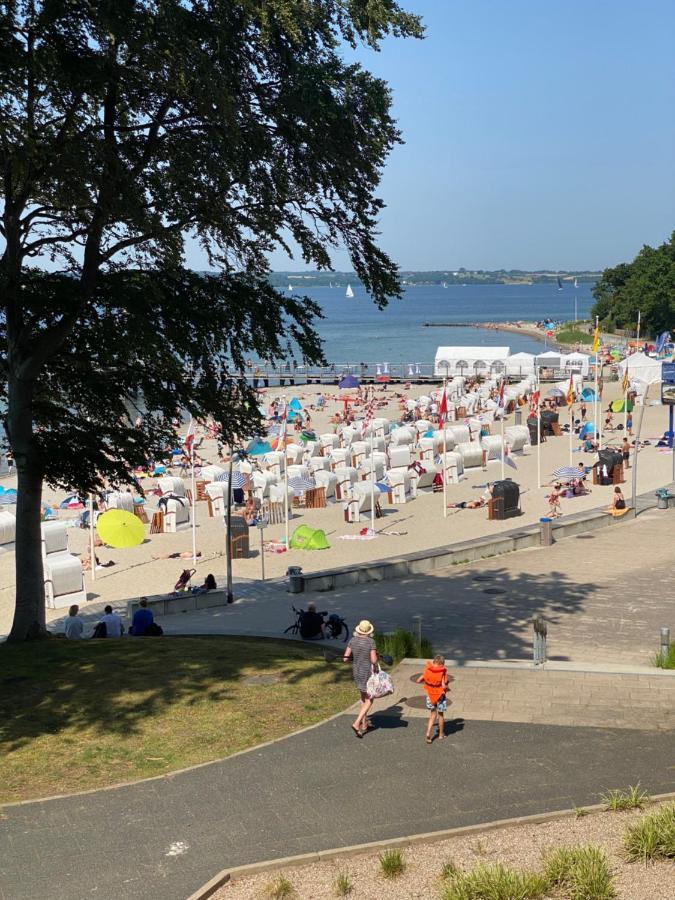 Strandblick Mit Strandkorb & Fahrraedern Glücksburg Eksteriør bilde